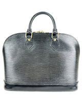 Louis Vuitton Vintage Black Epi Leather Alma PM