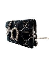 Gucci Velvet Midnight Blue GG Dionysus Super Mini