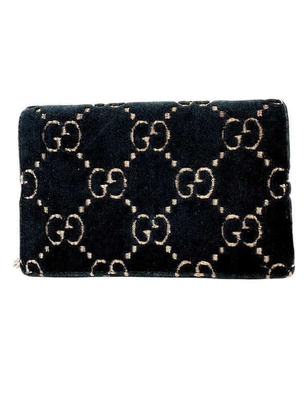 Gucci Velvet Midnight Blue GG Dionysus Super Mini
