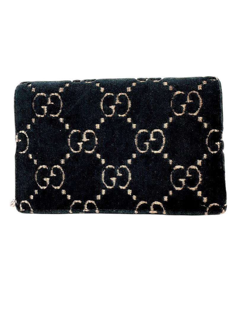 Gucci Velvet Midnight Blue GG Dionysus Super Mini