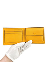 Gucci Yellow Leather Bifold Wallet
