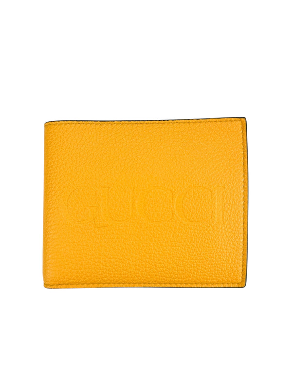 Gucci Yellow Leather Bifold Wallet