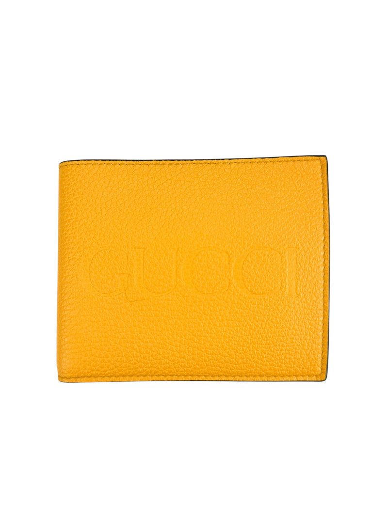 Gucci Yellow Leather Bifold Wallet