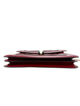 Bulgari Red Leather Serpenti Forever Handbag Medium