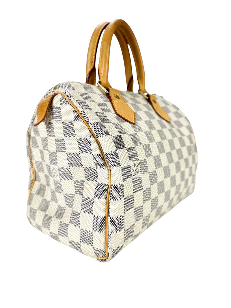 Louis Vuitton Damier Azure Coated Canvas Speedy 25
