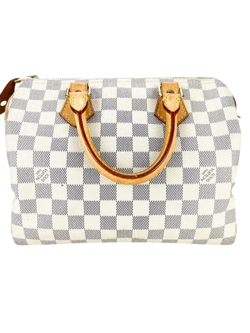 Louis Vuitton Damier Azure Coated Canvas Speedy 25