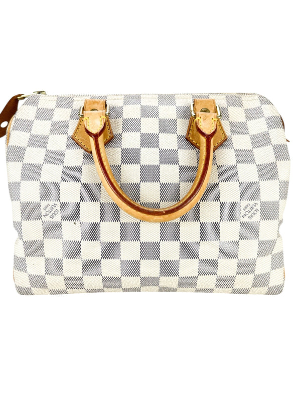 Louis Vuitton Damier Azure Coated Canvas Speedy 25