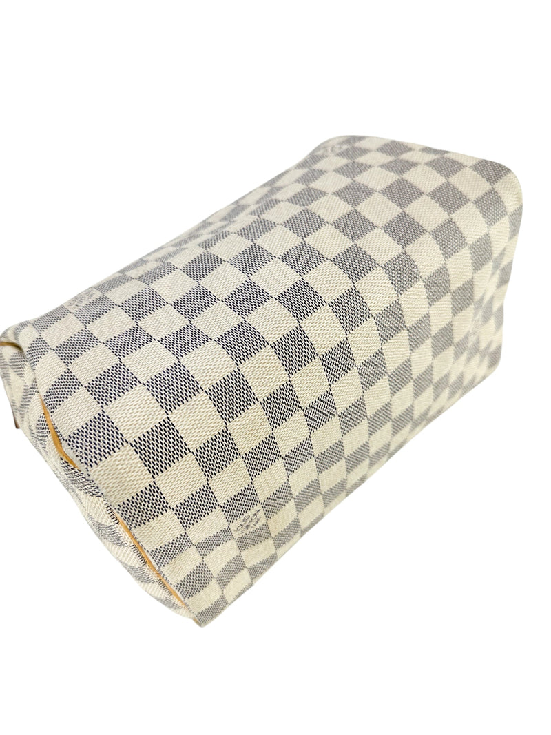 Louis Vuitton Damier Azure Coated Canvas Speedy 25