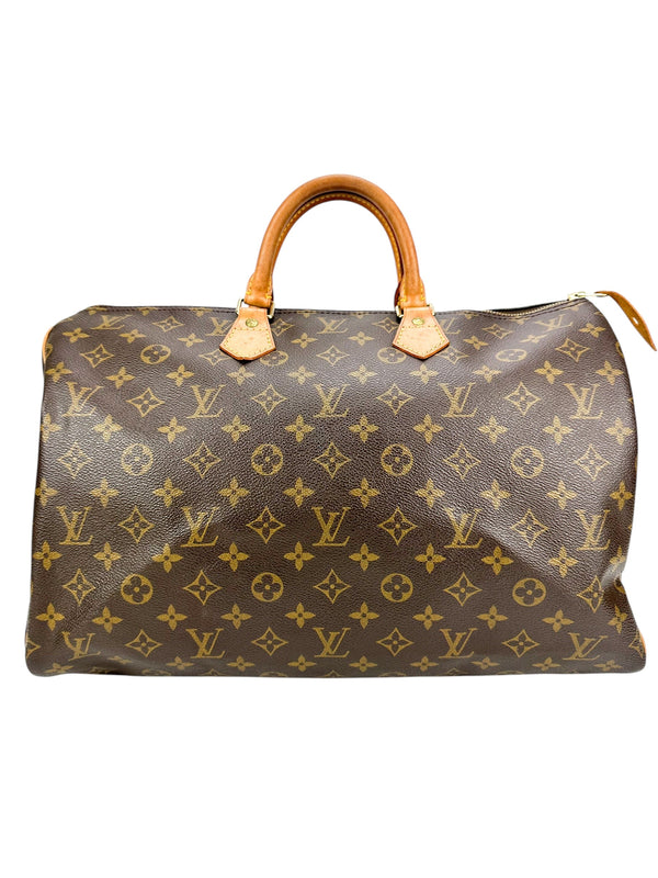 Louis Vuitton Monogram Coated Canvas Speedy 40