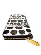 Louis Vuitton White Pumpkin Dots Coated Canvas Zippy Wallet