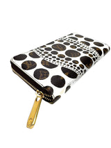 Louis Vuitton White Pumpkin Dots Coated Canvas Zippy Wallet