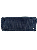Chanel Blue Denim Airline Tote