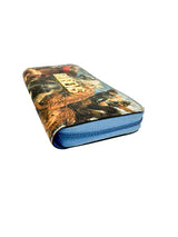 Louis Vuitton Light Blue Coated Canvas Rubens Masters Wallet