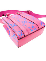 Gucci Pink Calfskin GG Tennis Mini Tote Bag