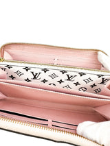 Louis Vuitton Pink and Red Monogram Giant Zippy Wallet
