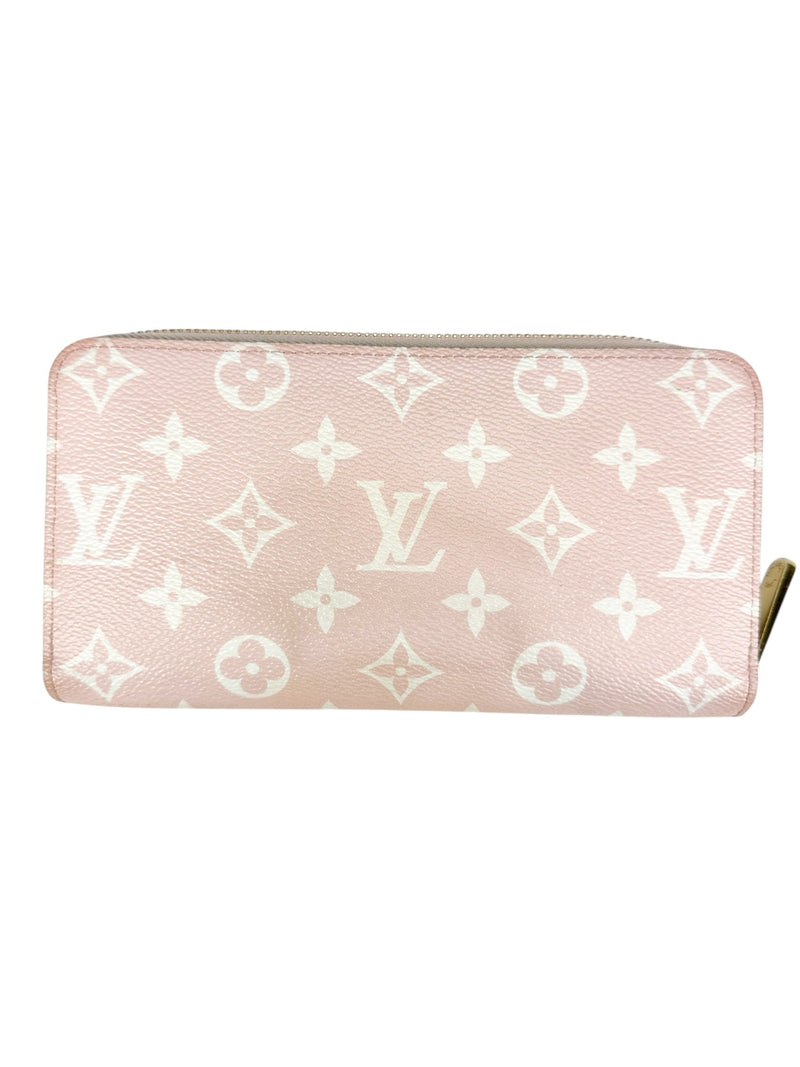 Louis Vuitton Pink and Red Monogram Giant Zippy Wallet