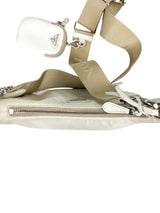 Prada Cream Nylon Re Edition Shoulder Bag