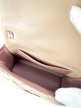 Louis Vuitton Beige Lambskin Pico GO 14 Bag