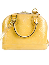 Louis Vuitton Jaune Passion Monogram Vernis Leather Alma BB