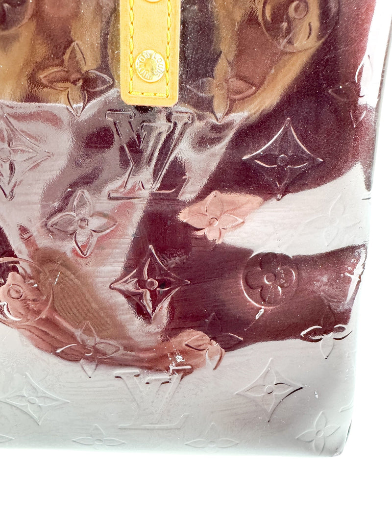 Louis Vuitton Amarante Vernis Leather Reade