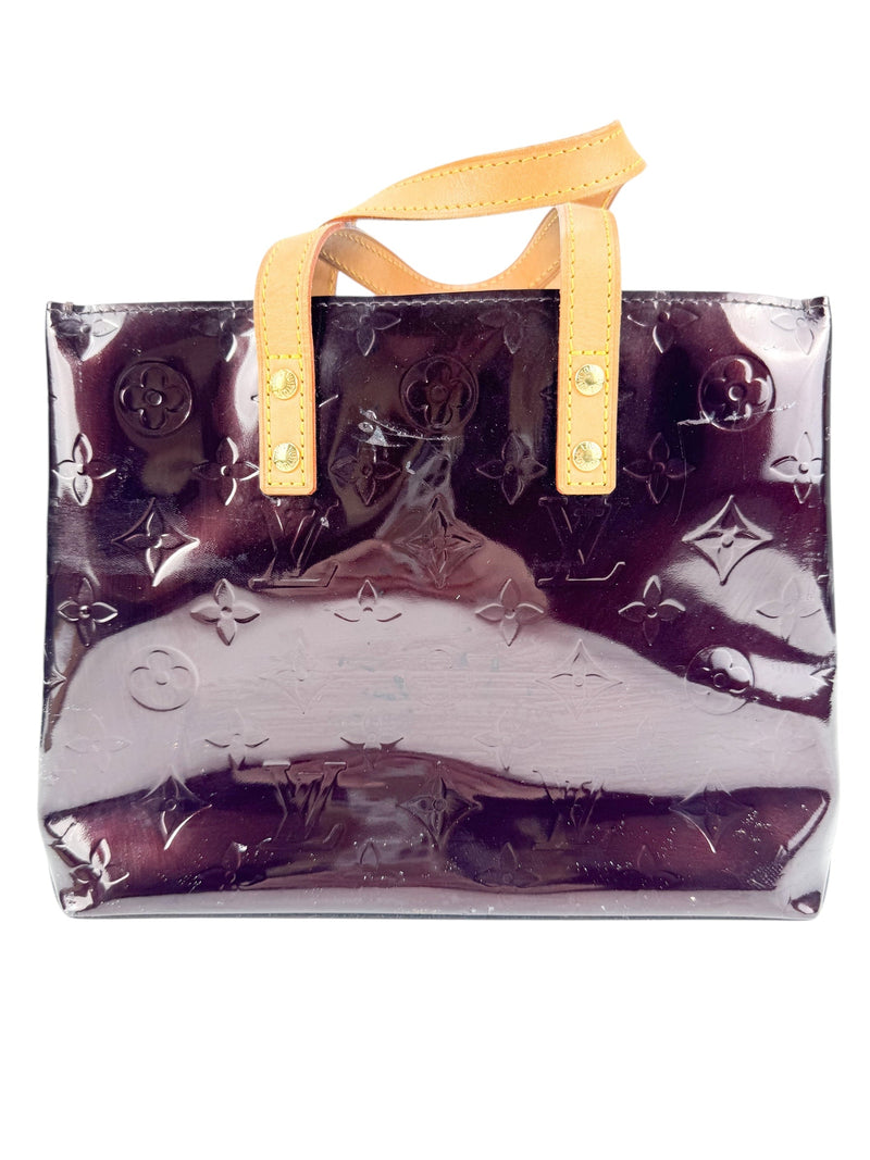 Louis Vuitton Amarante Vernis Leather Reade