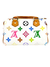 Louis Vuitton Multicolor Monogram Blanc Coated Canvas Speedy Nano