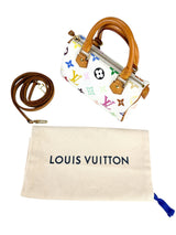 Louis Vuitton Multicolor Monogram Blanc Coated Canvas Speedy Nano