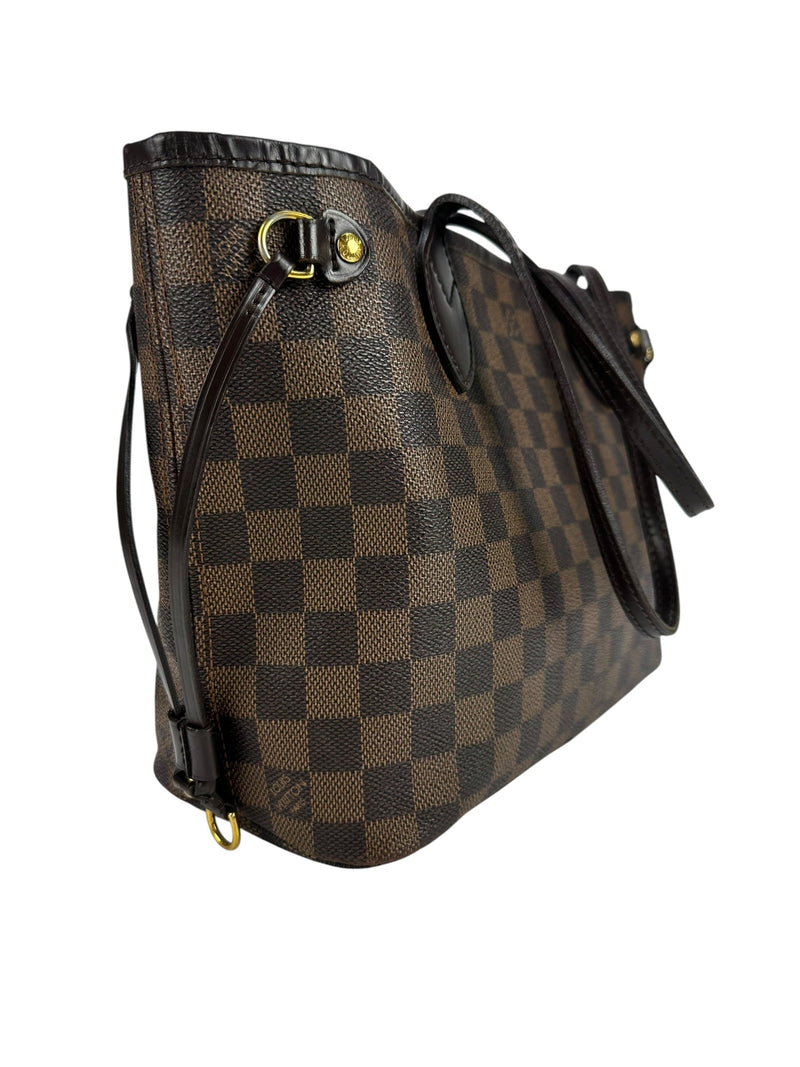 Louis Vuitton Damier Ebene Coated Canvas Neverfull PM