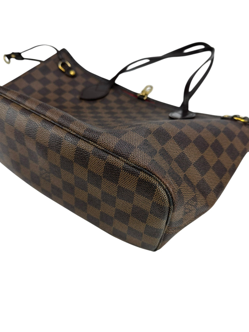 Louis Vuitton Damier Ebene Coated Canvas Neverfull PM