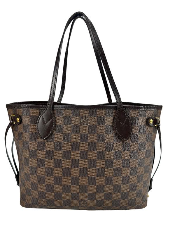 Louis Vuitton Damier Ebene Coated Canvas Neverfull PM
