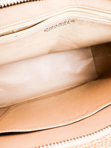 Chanel Beige Caviar Leather Medallion Tote Bag
