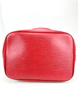 Louis Vuitton Red Epi Leather Noe Bucket Bag