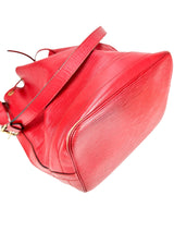 Louis Vuitton Red Epi Leather Noe Bucket Bag