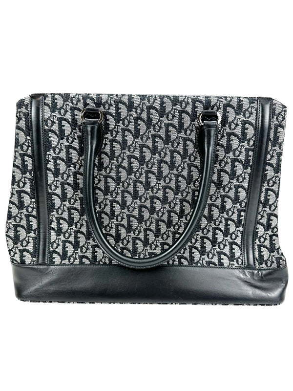 Dior Black Diorissimo Canvas Frame Bag