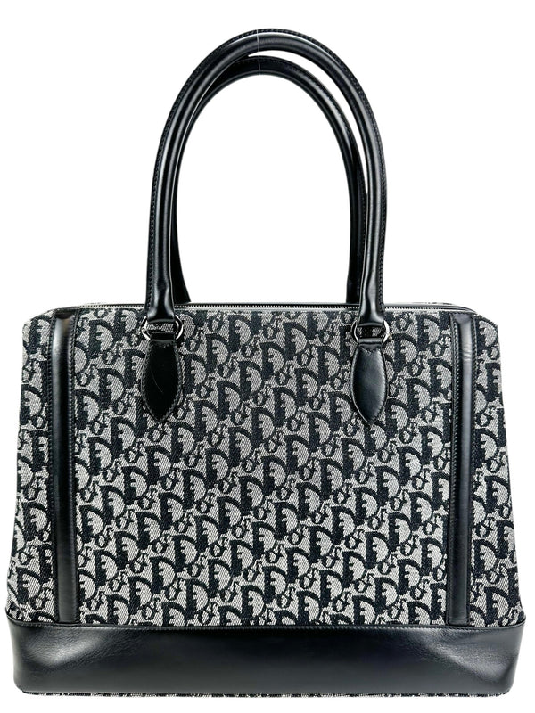Dior Black Diorissimo Canvas Frame Bag