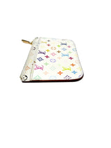 Louis Vuitton Multicolor Coated Canvas Coin Pouch Card Case