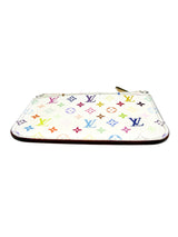 Louis Vuitton Multicolor Coated Canvas Coin Pouch Card Case