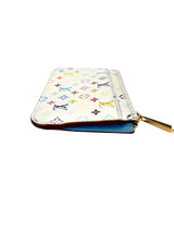 Louis Vuitton Multicolor Coated Canvas Coin Pouch Card Case