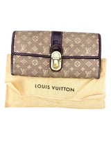 Louis Vuitton Canvas Sepia Idylle Sarah Wallet