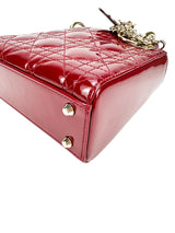 Christian Dior Red Patent Leather Lady Dior
