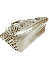 Louis Vuitton Gold Patent Leather Jelly Tote