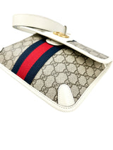Gucci Beige Coated Canvas GG Supreme Ophidia Belt Bag