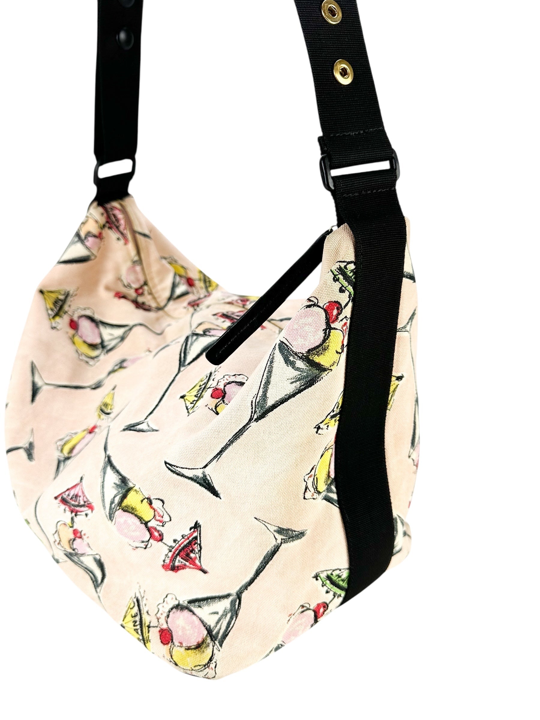 Chanel Ice Cream Print Canvas Hobo Bag