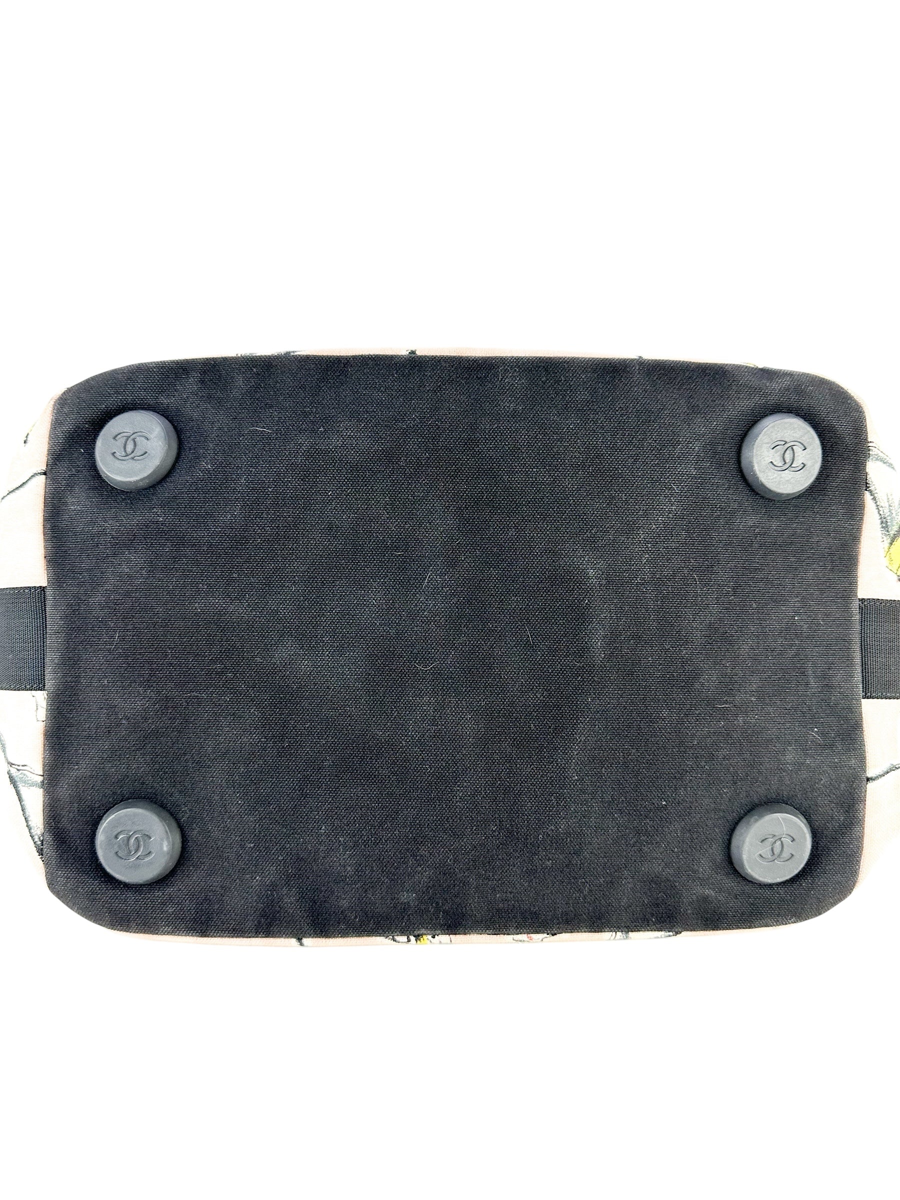 Chanel Ice Cream Print Canvas Hobo Bag