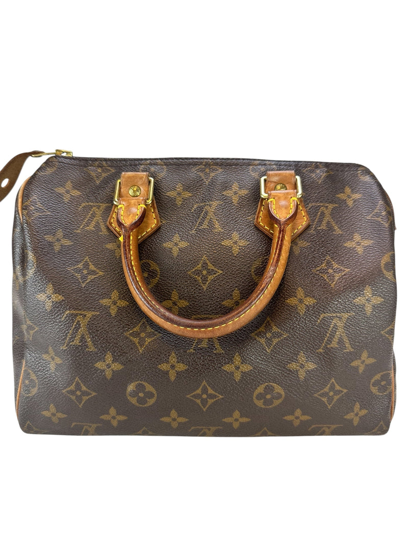 Louis Vuitton Monogram Coated Canvas Speedy 25