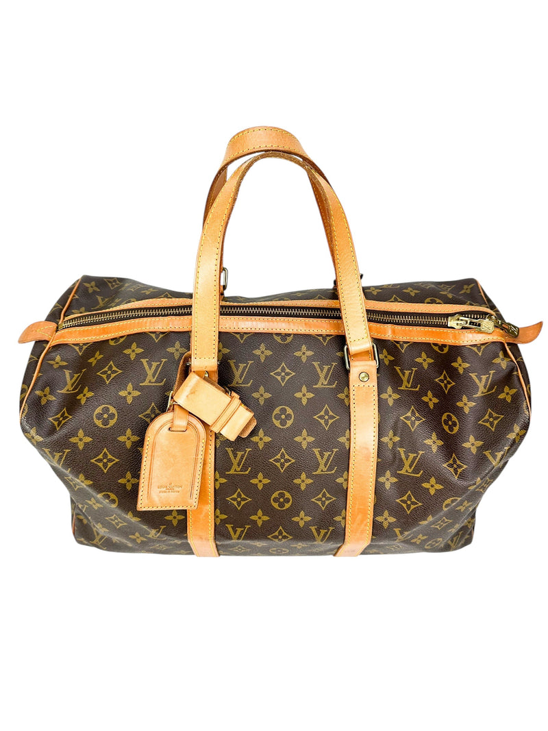 Louis Vuitton Monogram Coated Canvas Sac Souple 45
