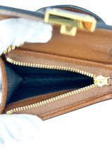 Gucci Beige Coated Canvas Leather Padlock Mini GG Belt Bag