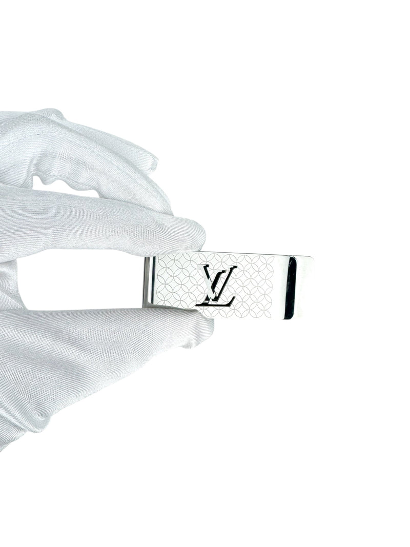 Louis Vuitton Silver Metal Money Clip