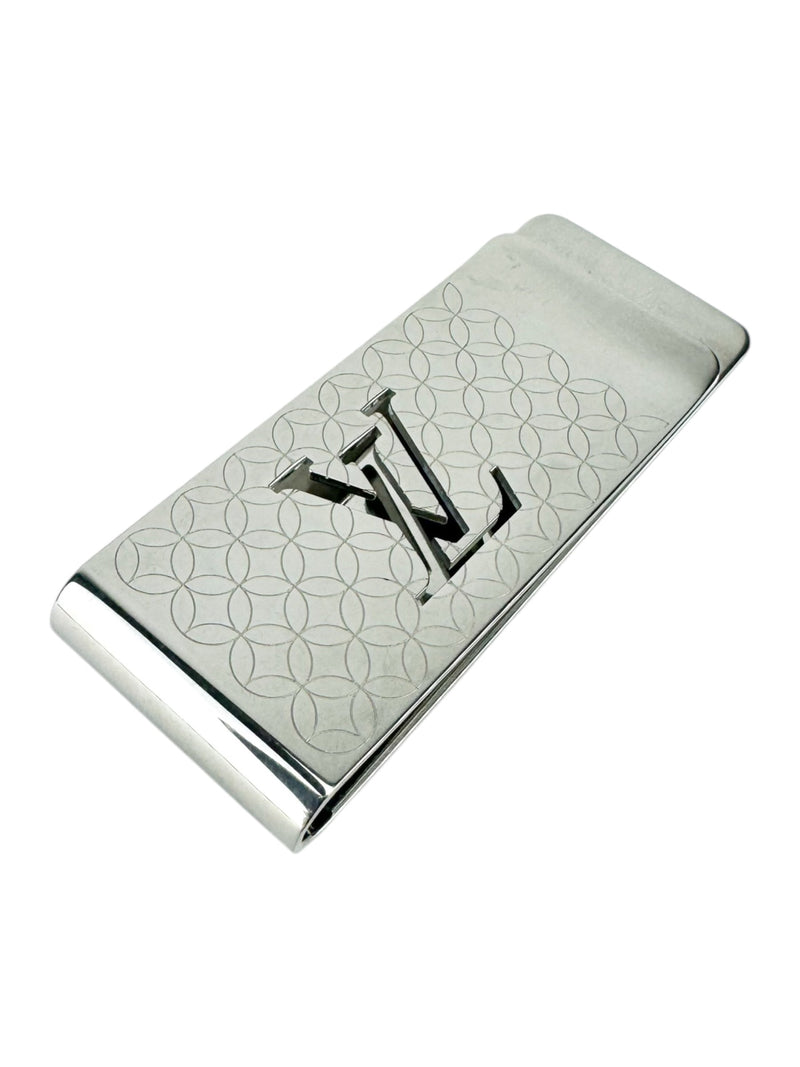 Louis Vuitton Silver Metal Money Clip