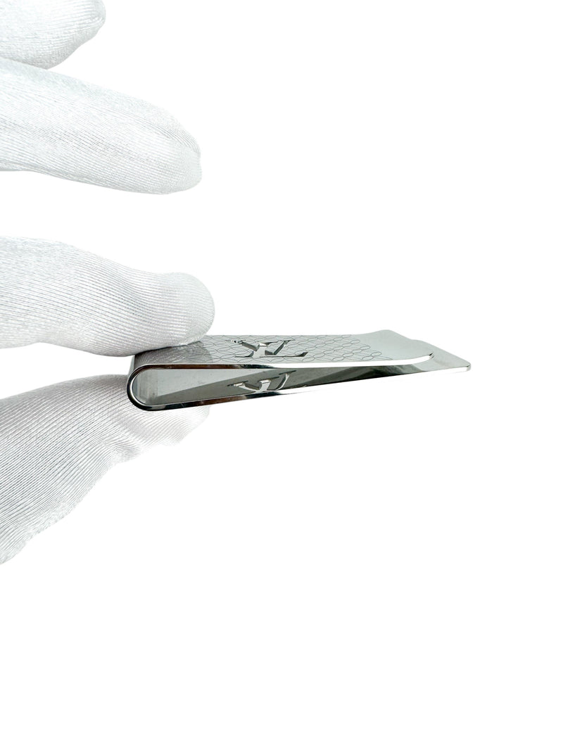 Louis Vuitton Silver Metal Money Clip
